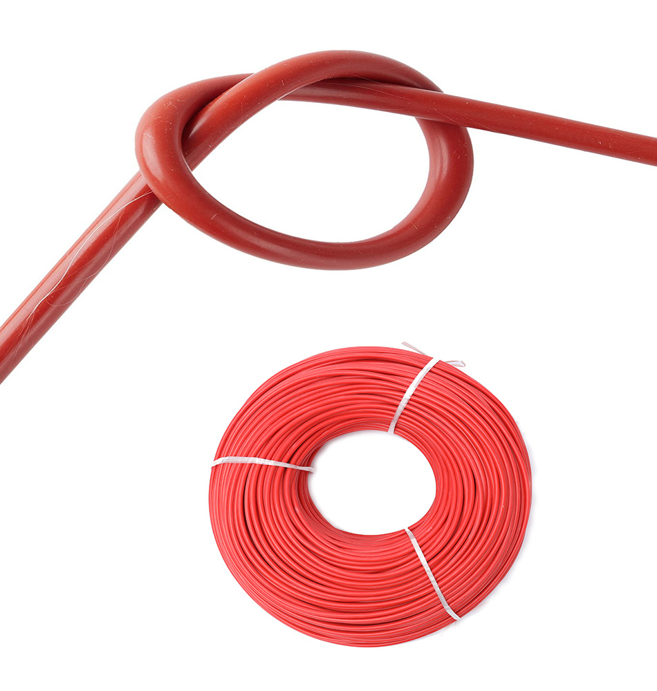 2AWG 4AWG 6AWG 8AWG 10AWG 12AWG 14AWG 16AWG 18AWG 200 Fil en silicone rouge et noir