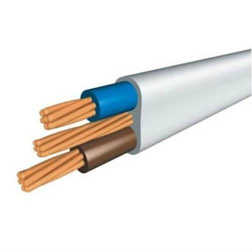 2core+E Flat Twin Sheath Solid Copper Conductor Cable Electric Cable