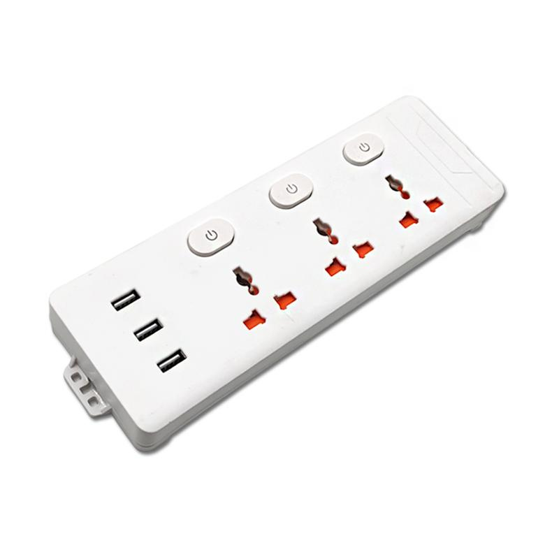 2m 3/4/5 Ways with Ports UK EU Smart Home Switch Power Strip