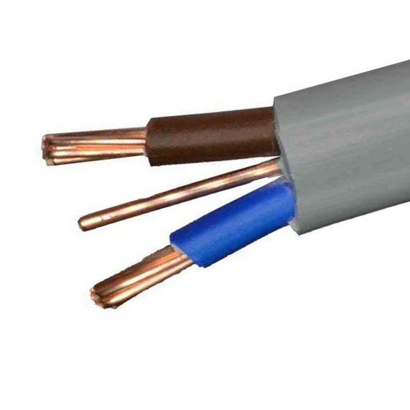 3 Câble à plat à double terre avec gaine en PVC 1.5 2.5mm2 Câbles électriques VDE