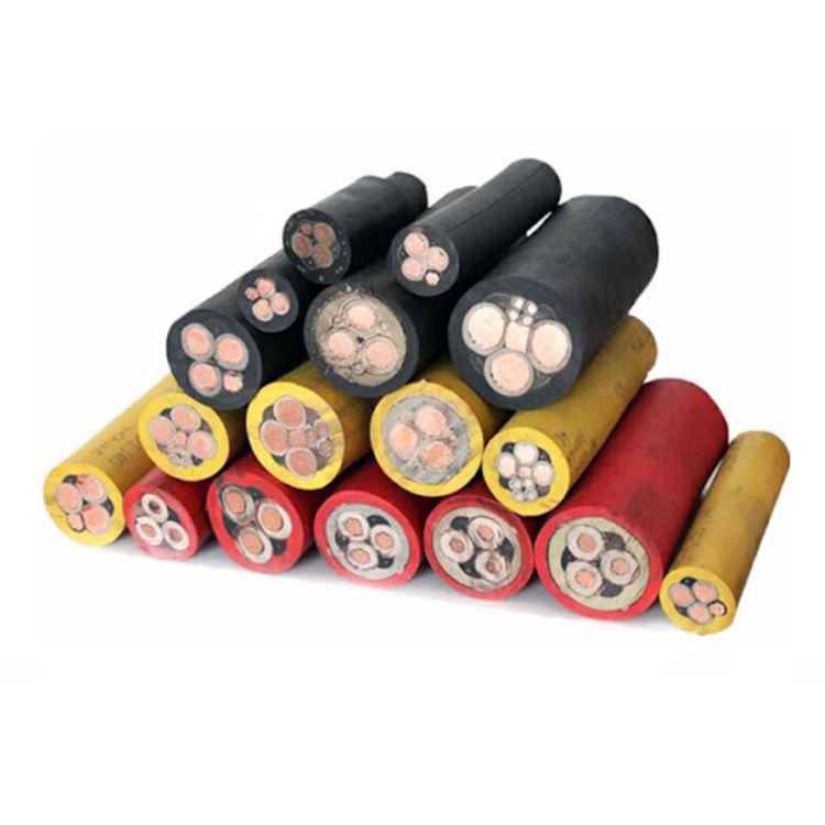 3core 4 Core Rubber Mining Trailing Power Cable