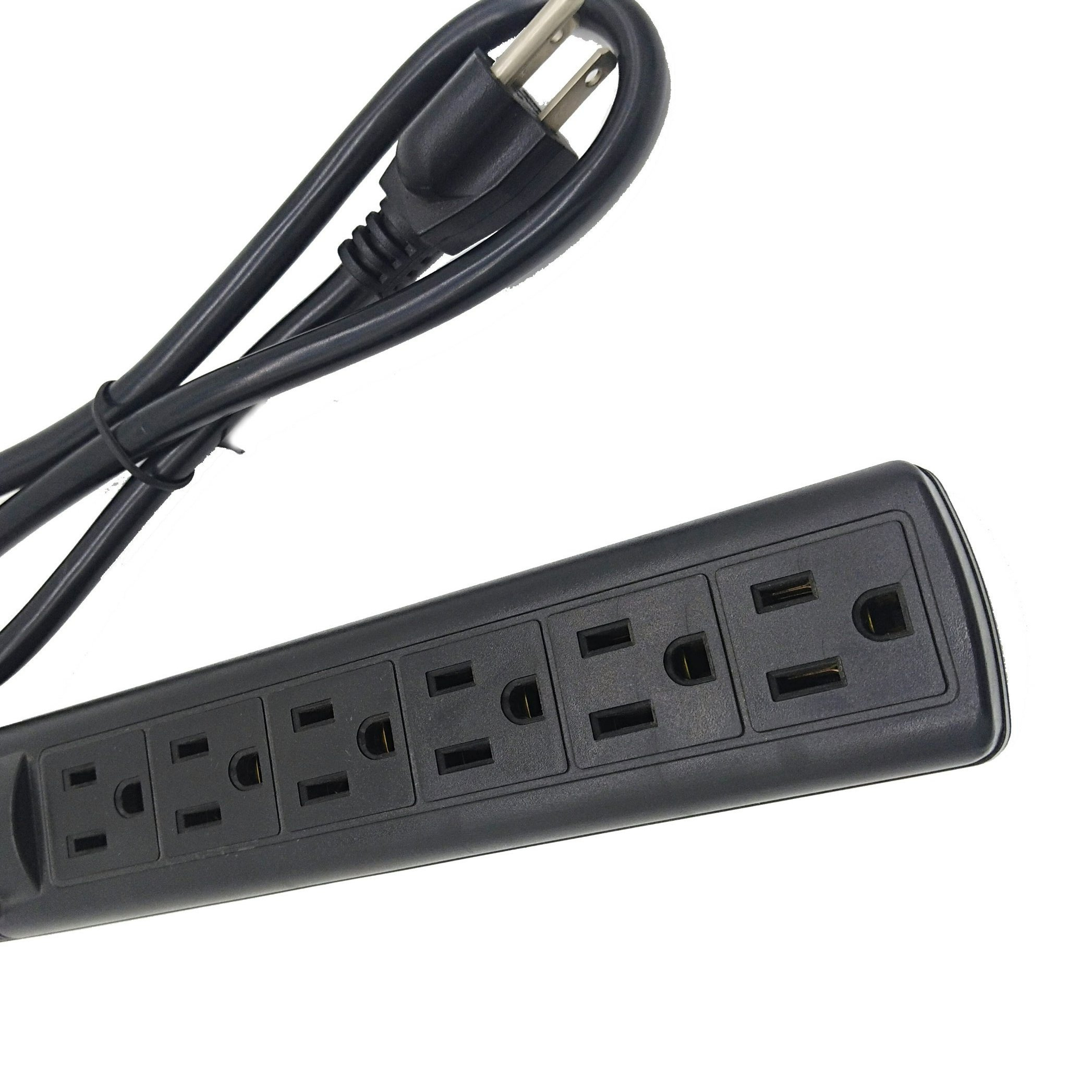6 Outlet Surge Protector Power Strip Vertical Type for South/Latin America Market 110V 15A 14AWG