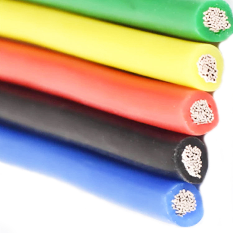 Câble en silicone Agr 300V Fil standard en cuivre étamé