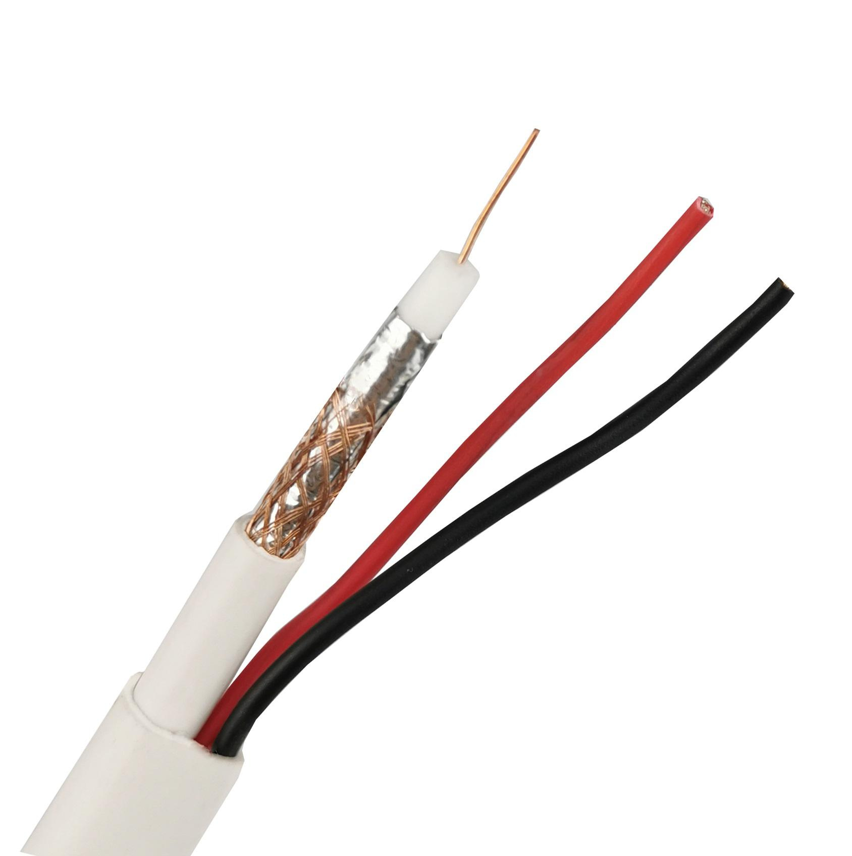 Meilleur Prix du Cuivre 305m 100rolls CCS CCA RG6 Câble Électrique Caméra CCTV
