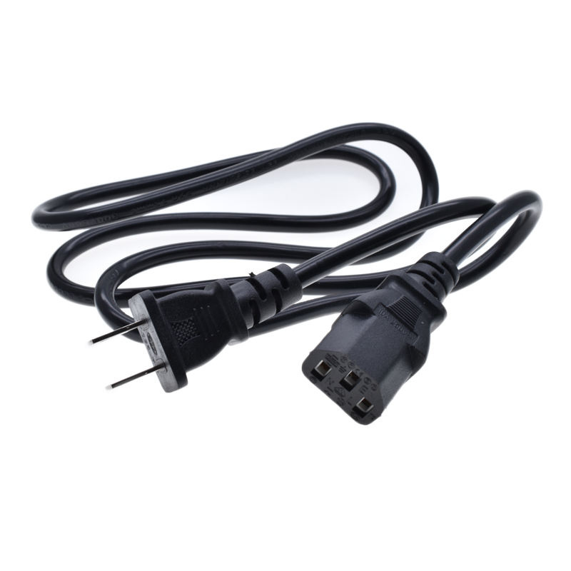 Cable Japan 3 Prong Plug to IEC C13 Computer Power Cord