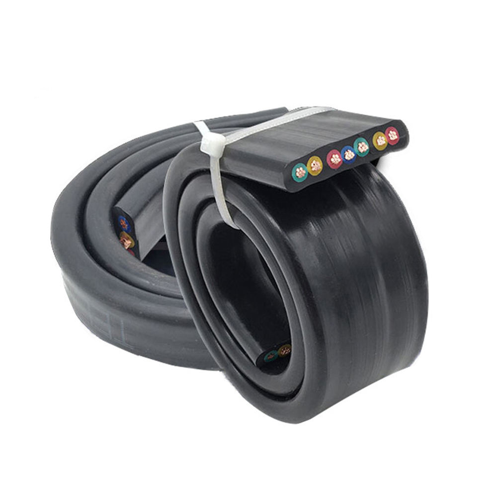 Category 6 LAN Cable CAT6 UTP Lift Travelling Elevator Flat Cable for CCTV Camera