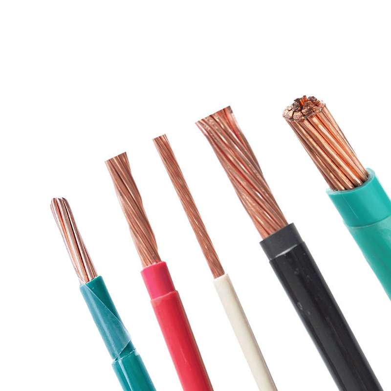 China Manufacturing 0/2/4/8/10 Gauge 100% Copper Thw Electrical Cable