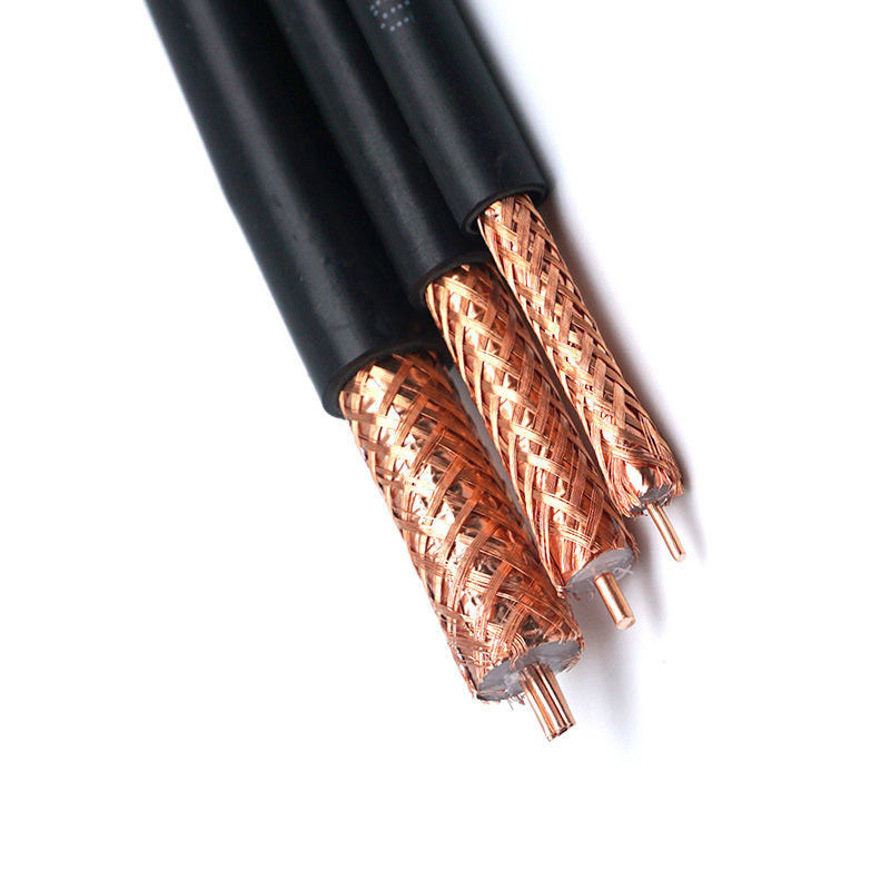Câble coaxial en cuivre Fpe/PE Rg59 Rg58 RG6 Rg11 Câble composite pour signal vidéo basse puissance