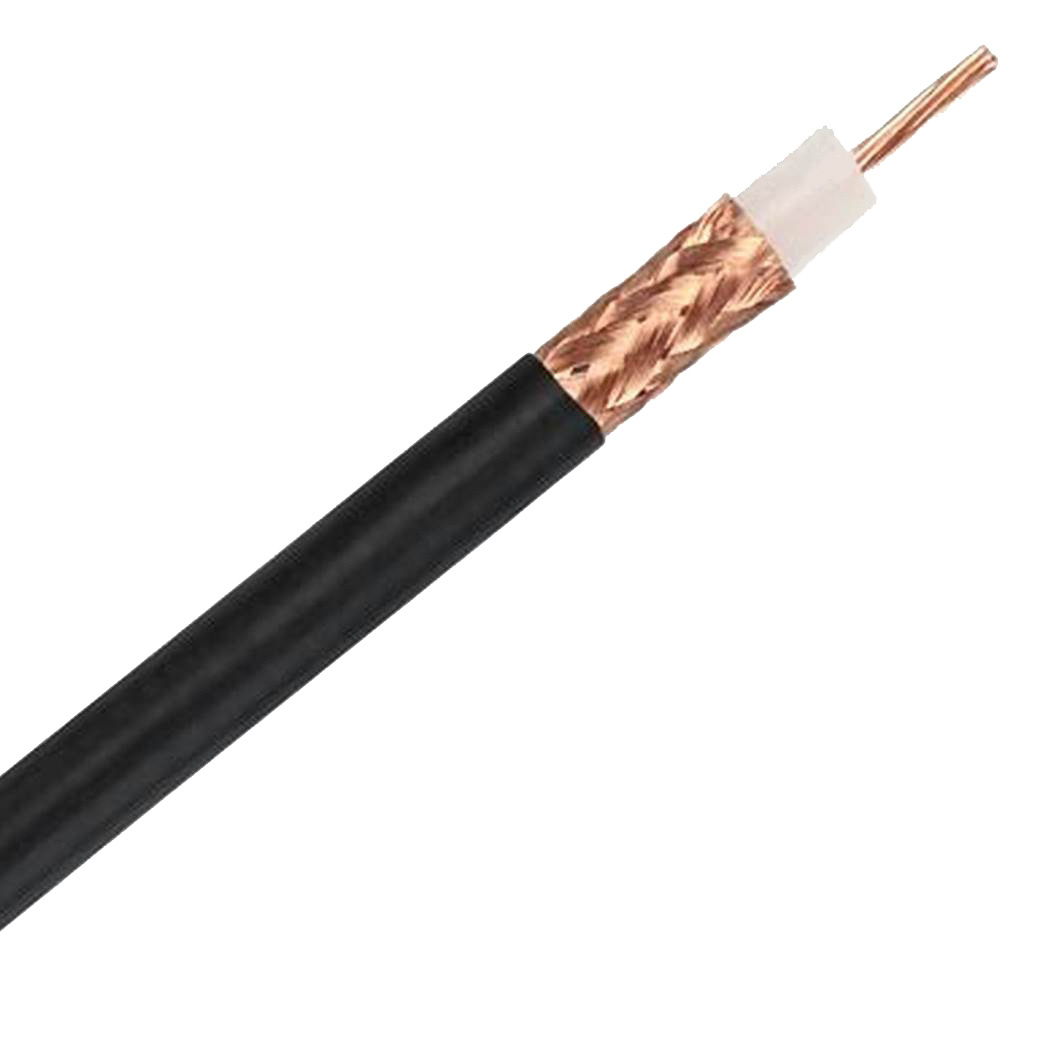 Cu/CCS/CCA 50ohm Low Loss Rg213 PE/PVC Outer Jacket Rg213 Coaxial Cable