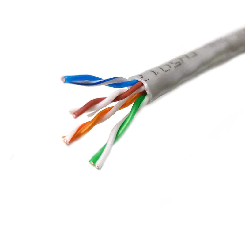 Customized 4pair 23AWG 305meter 1000FT 0.56mm 250 MHz Solid Copper CCA LAN Cable 300m CAT6 UTP Network Cable