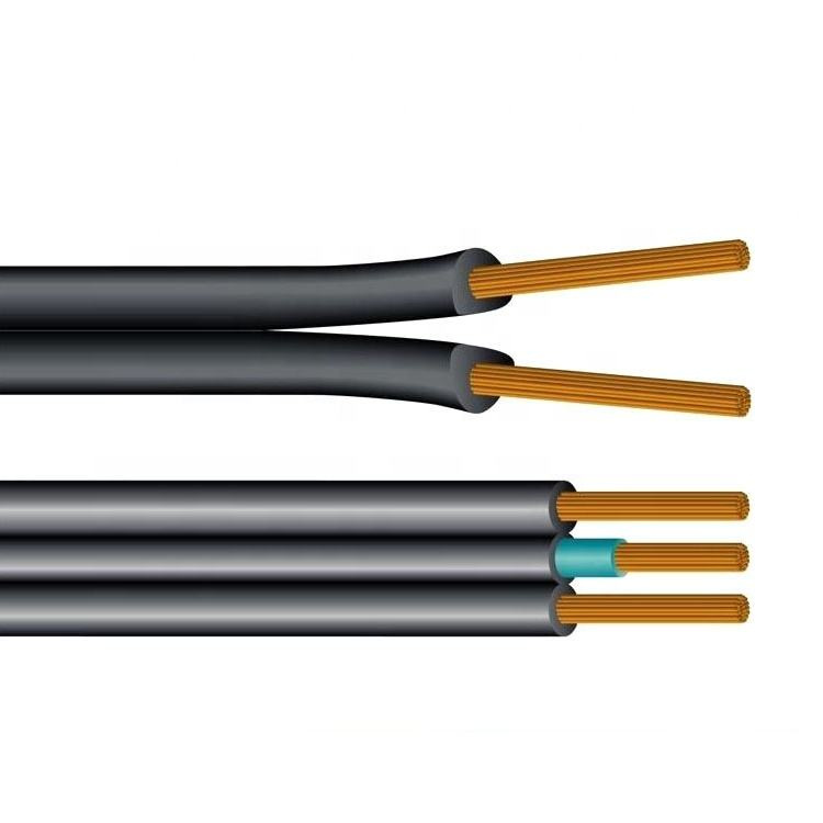 Cable de alimentación de CC Spt-1 Cables paralelos dobles 20AWG 18AWG 16AWG 14AWG Color blanco negro
