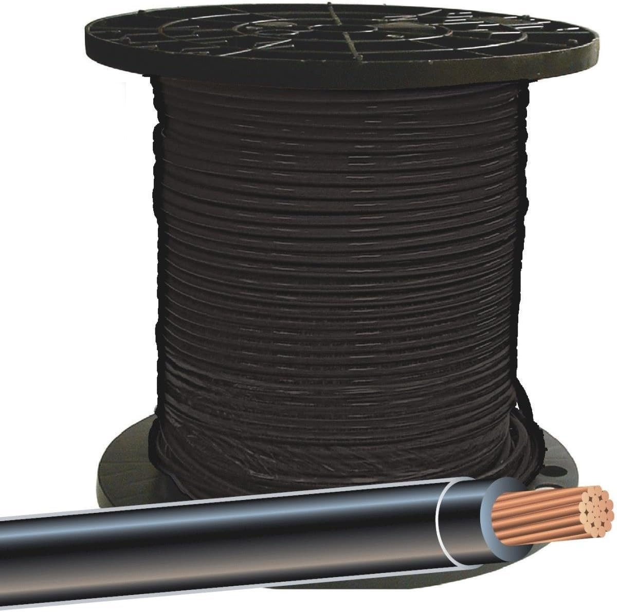 Câblage de maison à bobine électrique type de câble électrique Thhn AWG 8#, 10#, 12#, 14# fil en cuivre