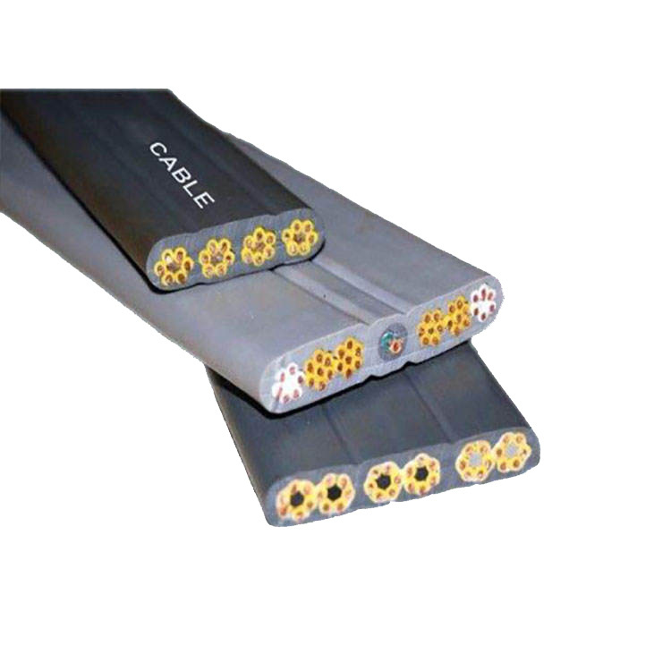 Elevator Lifting Travelling Cable Tvvb 24X0.75mm2 Flat Elevator Cable with Steel Wire