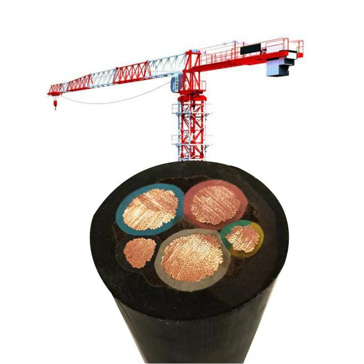 Factory Customization Wholesale 5 Core Flexible Rubber Copper Conductor Cable