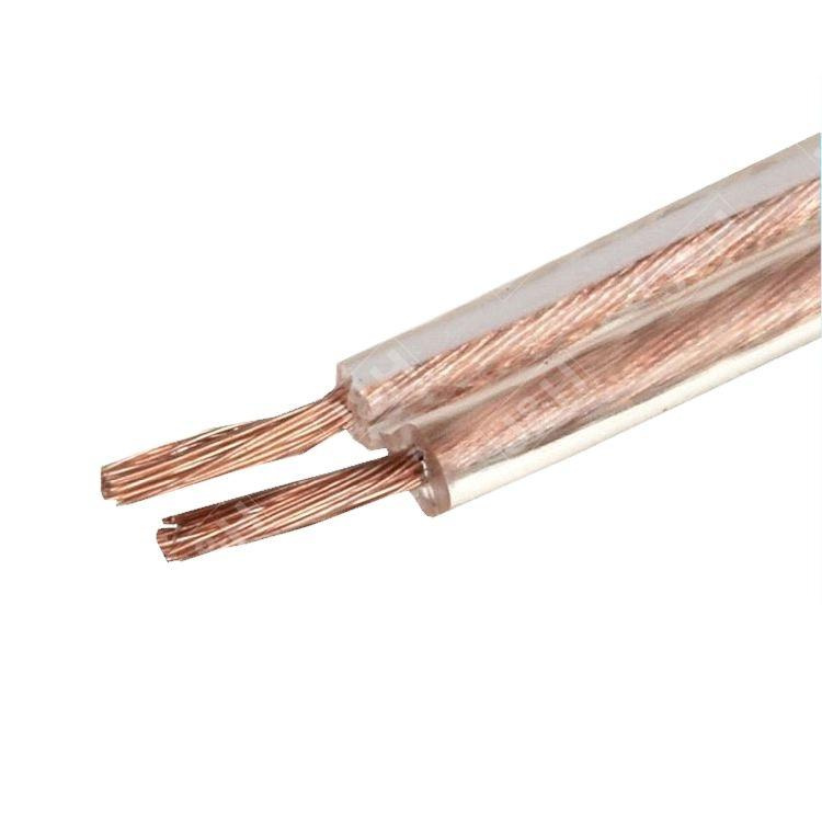 Factory Manufacture Transparent Speaker Wire 2 Core Colorful Cable for Housing Wire