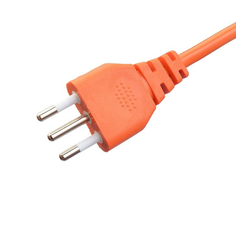 Factory Outlet 1.5m Italy AC Power Cable for Laptop Wholesale 220V Computer Cable Italy Style Power Cord