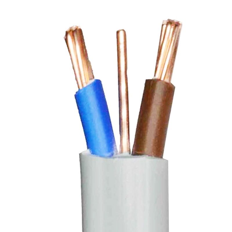 Factory Price 2*1.5mm 2*2.5mm PVC Insulated and Sheathed Flat Twin and Earth Electric Cable for Fixed Wiring