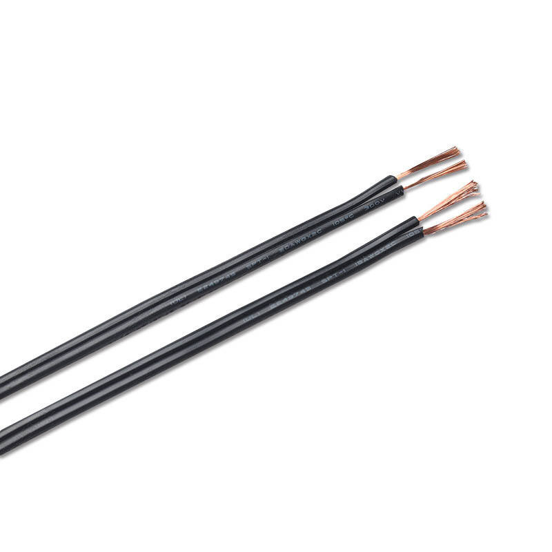 Cabo Elétrico Flexível Plano 2 Núcleo Spt Fio Fios Isolados Wire Elétrico