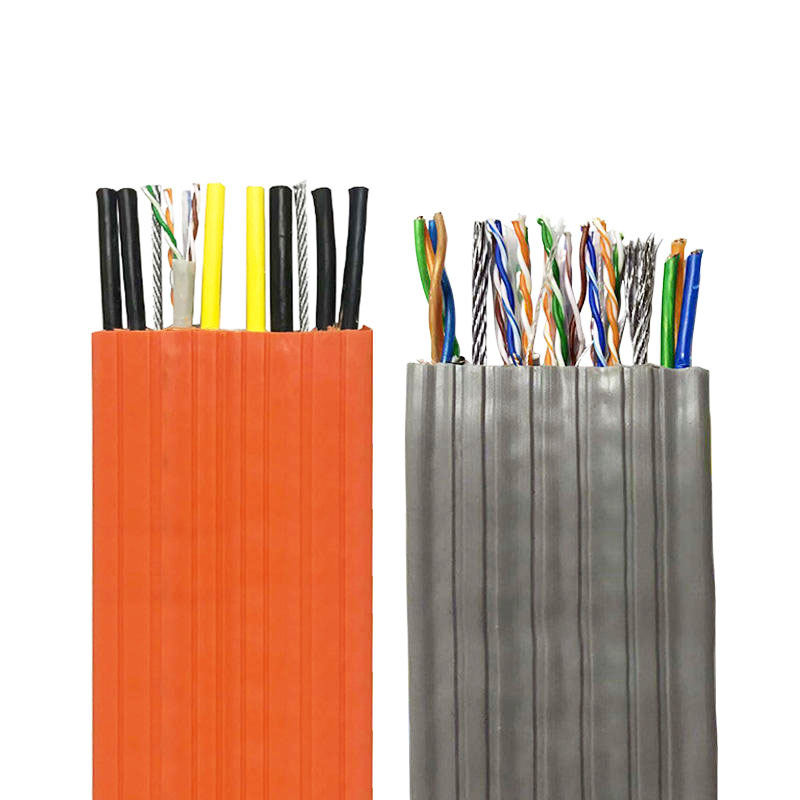 H05vvh6-F H07vvh6-F Flat Travel Drag Chain Cable Elevator Lift Crane Track 24cores