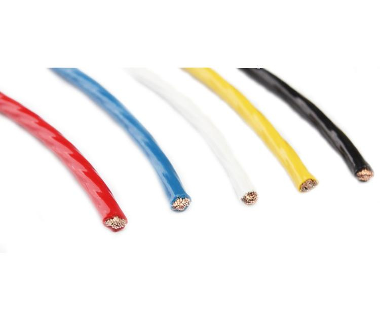Fil en cuivre revêtu d′argent à haute température, câble isolé en PTFE 0.12mm FF46-2