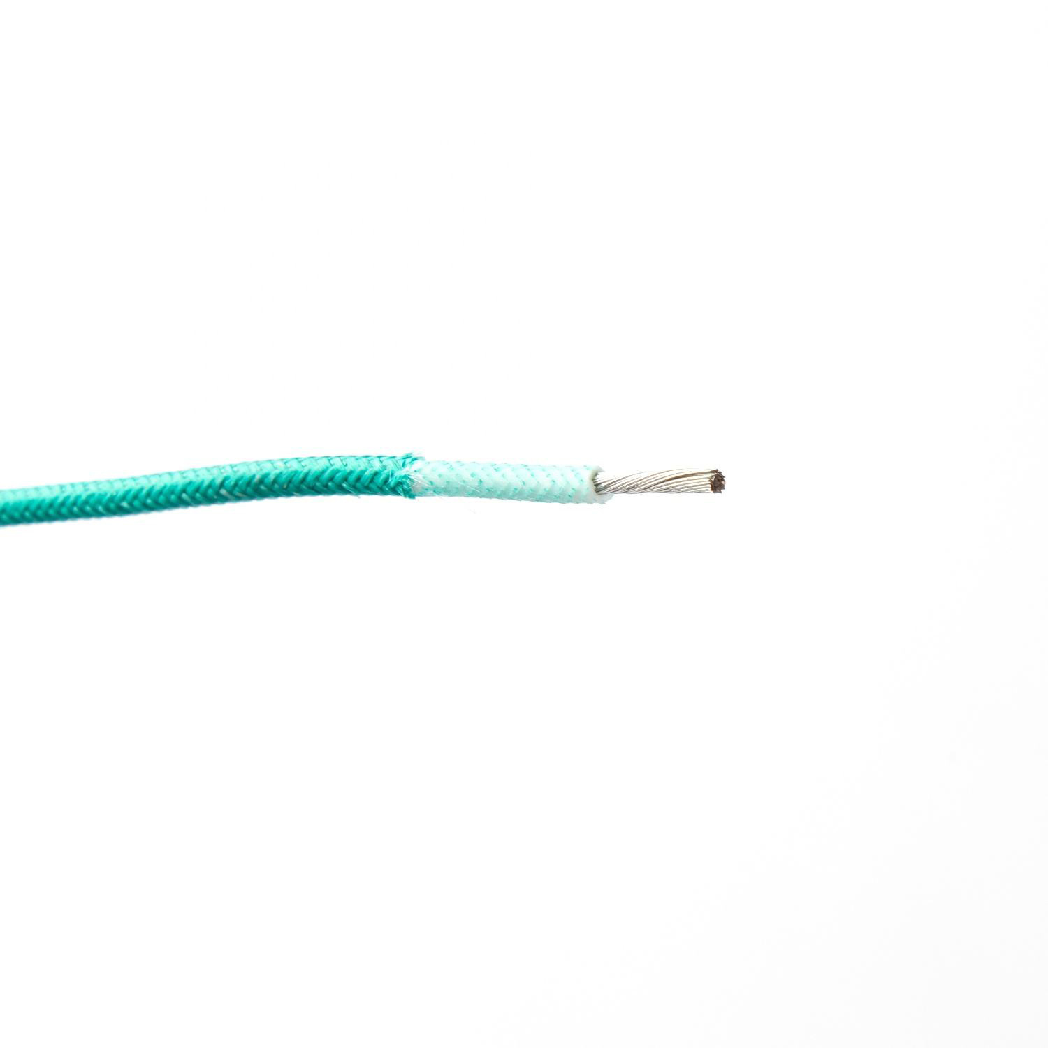 High Voltage Wire USA UL3075 10 AWG 7 Strand Tinned Copper FT2 200c 600V Silicon Rubber Fiber Glass Braid Wire for Home