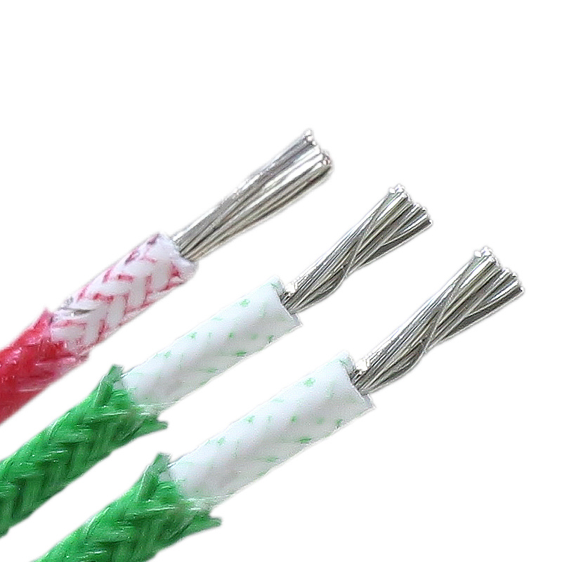 Insulated Electric Cable Silicon Rubber Fiber Glass Braid Wire Tinned Copper UL3122 20AWG 300V/200c for Home Appliance, Uav Robot