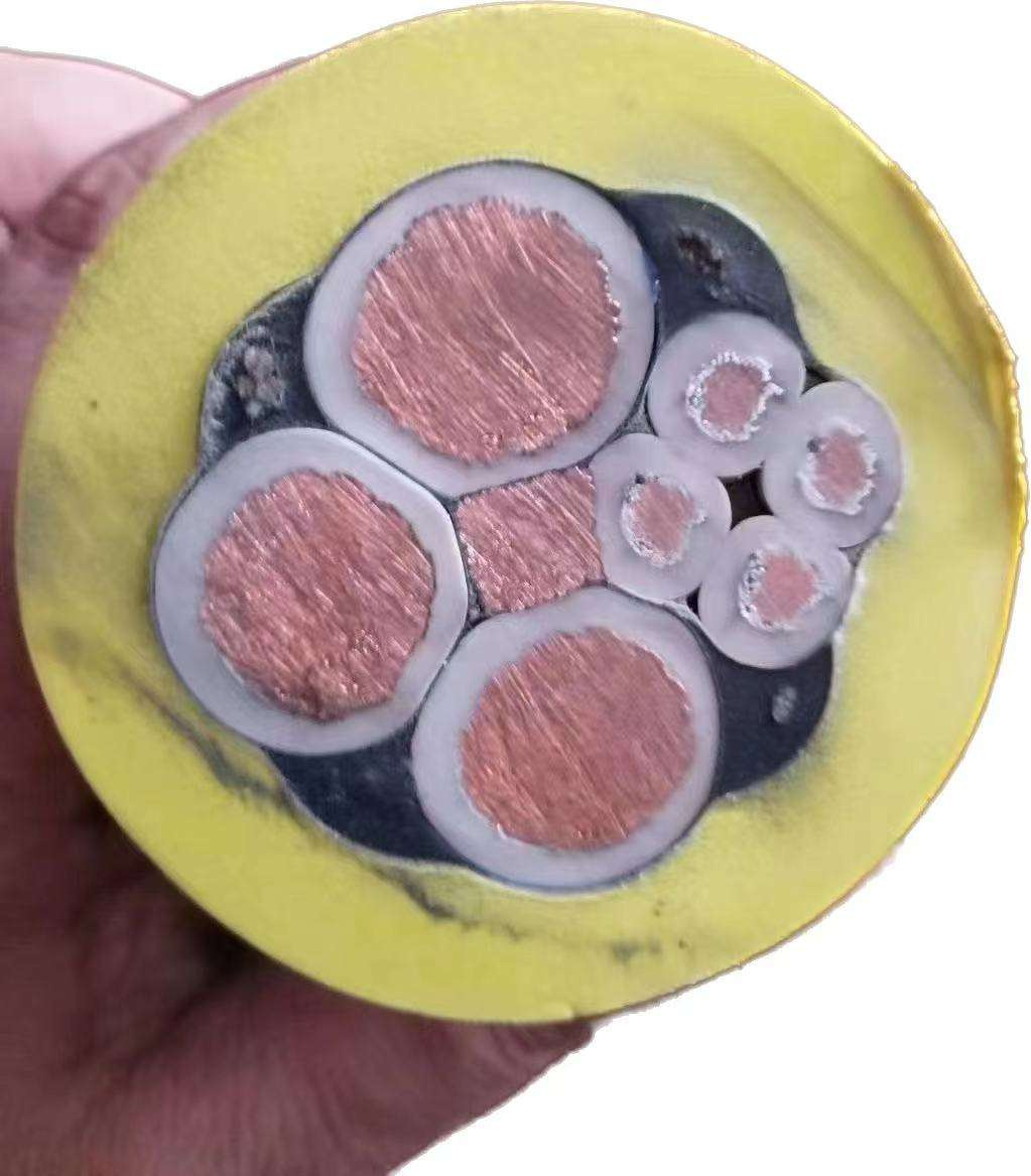 Mining Cable Myp0.66/1.14kv3× 4 6 10 16+1 Mobile Shielded Rubber Sheathed Flexible Cable for Coal Mines