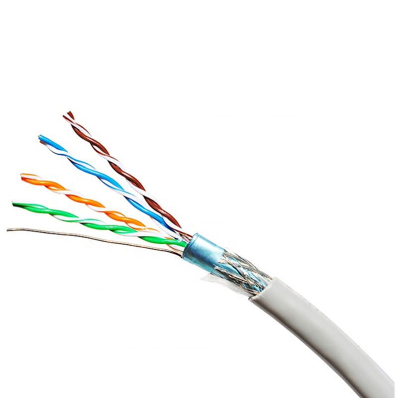 OEM Logo Cat 5e Double Shield Cabo 4pr 24AWG SFTP Cat5e