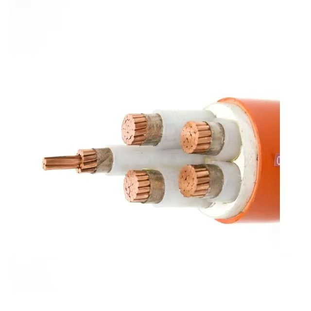 Câble PVC 2c+E 3c+E 4c+E Fil de terre 20 mm2 PVC 5V-90V Câble d′alimentation circulaire orange