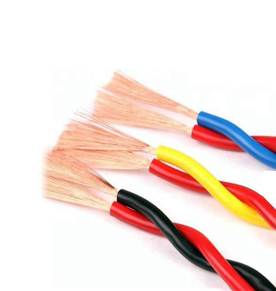 PVC 2corex4.0mm CCA Wire Twisted Wire with IEC60227 Standard Rvs Cable