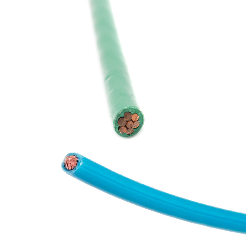 Fil électrique en cuivre avec isolation en PVC, câbles THW, fil énergétique