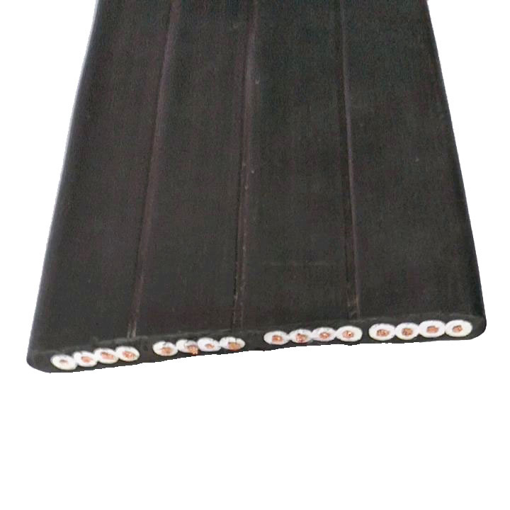 Câble pendentif en PVC caoutchouc avec câble en acier pour grue à portique aérienne