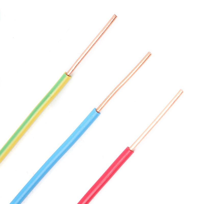 Single Copper Wire One Core PVC Electrical Wire 0.5mm 0.75mm 1.0mm