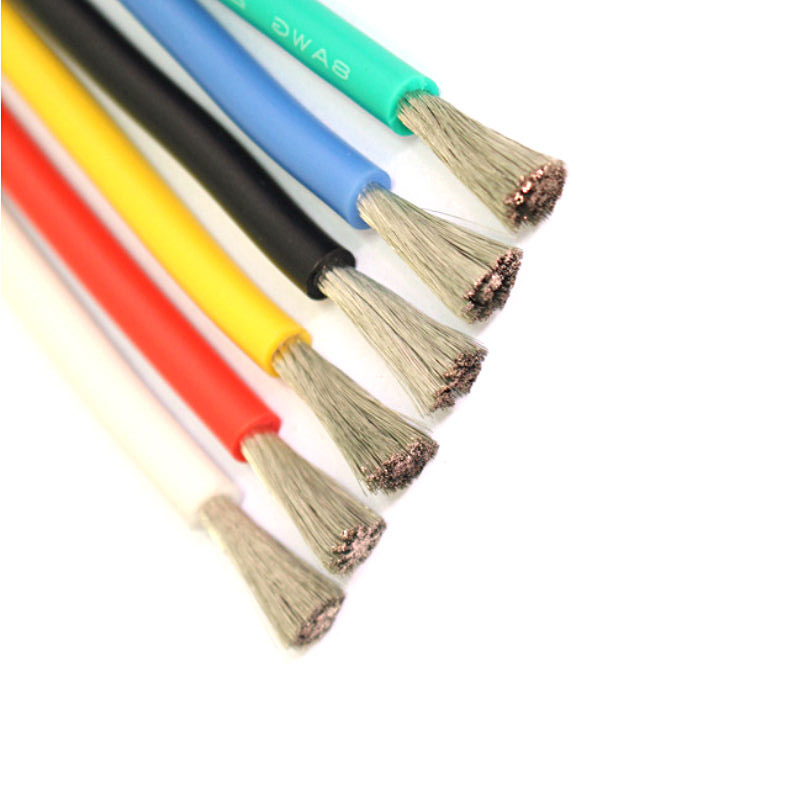 Fio UL 1332 FEP Alta Temperatura 16AWG Condutor de Cobre Estanhado Trançado Od 2.1mm Fio Isolado em FEP UL1332