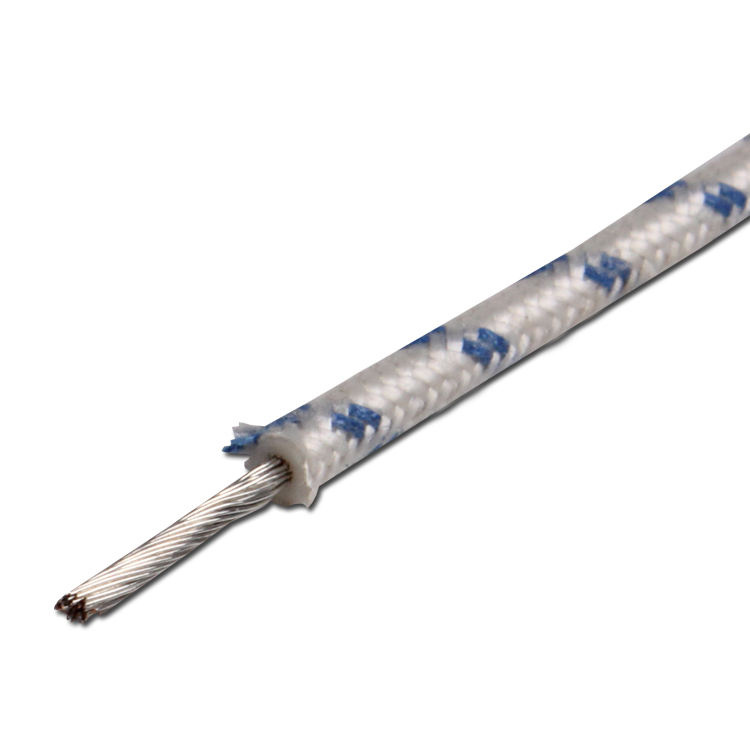UL3071 14 16 18 Cable resistente al calor con aislamiento de goma de silicona y trenzado de fibra de vidrio