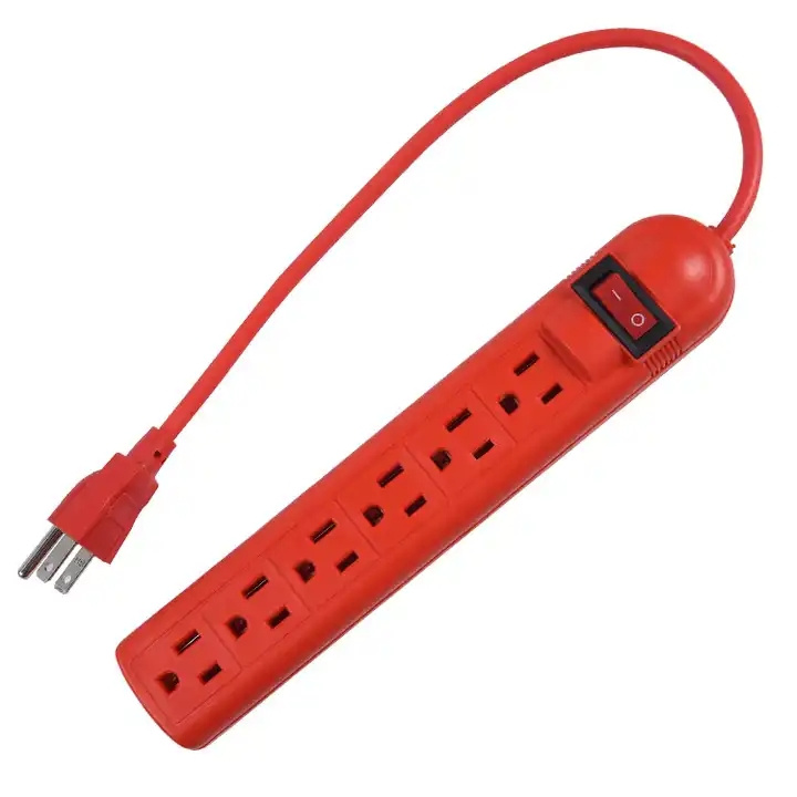 USA America Hot Us AC Power Strip with Outlet Extension Board Cube Power Strip 4 Outlet Socket