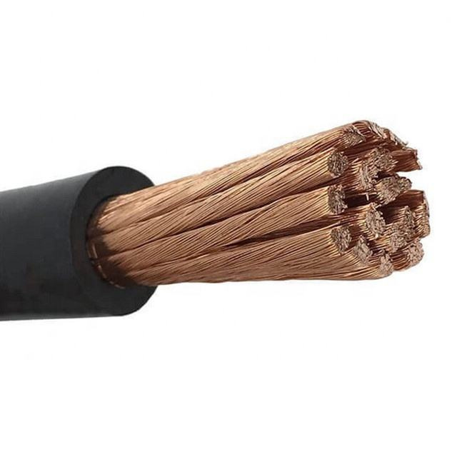 Câble de soudage en caoutchouc VDE cuivre Core16 25 35 50 70 95 120AWG 4/0