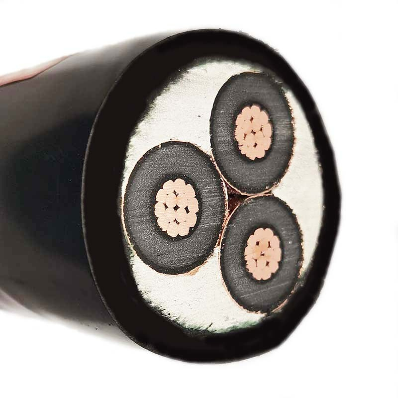 XLPE Insulated PE Sheathed Copper Core Wire 15kv Power Cable