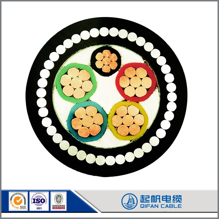 0.6/1 (1.2) Kv Low Voltage Al (Cu) /XLPE/PVC/Swa/PVC 3*16mm2+2*10mm2 3*25mm2+2*16mm2 3*35mm2+2*16mm2 Copper/Aluminum XLPE Insulated Armored Cable
