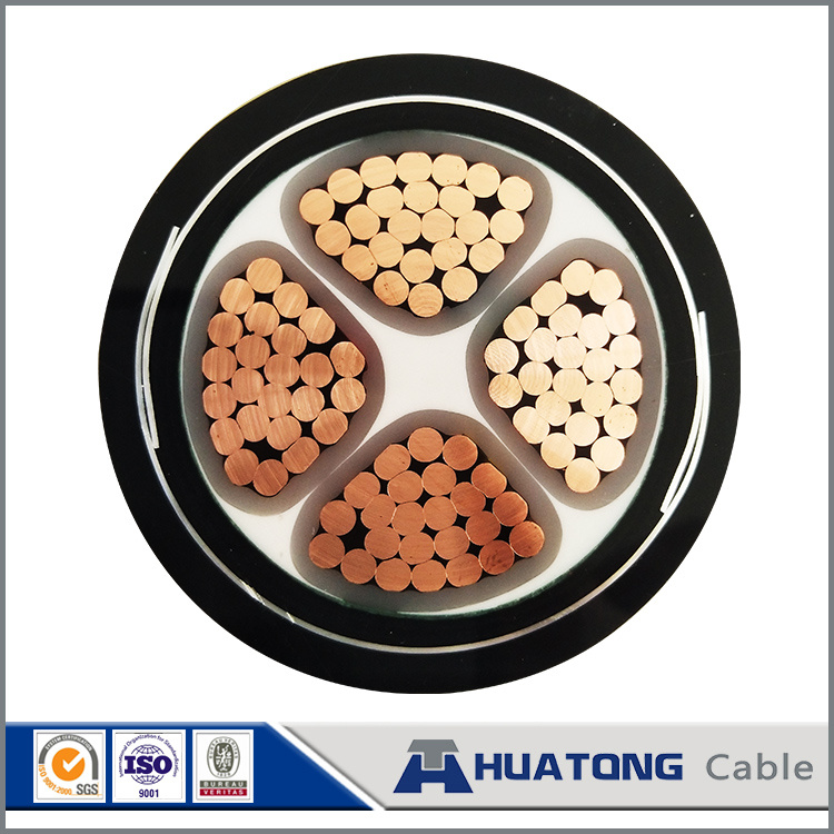 0.6/1 (1.2) Kv Low Voltage Al (Cu) /XLPE/PVC/Swa/PVC 4*10mm2 4*16mm2 4*25mm2 Copper/Aluminum XLPE Insulated Armored Cable