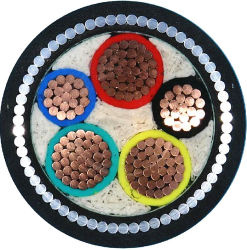 0.6/1 Kv 4 Core 70mm2 XLPE Insulated Steel Wire Swa Sta Armoured Cable