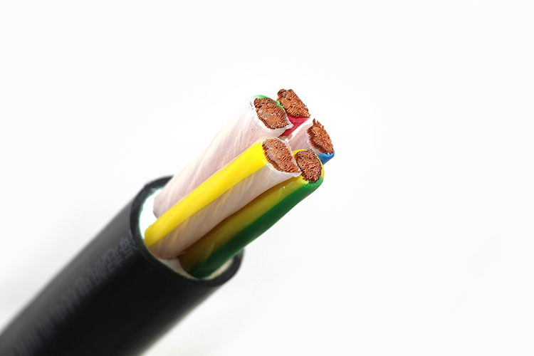 0.6/1kv 3 4 5 Core PVC Insulated PVC Sheathed Flexible Power Cable