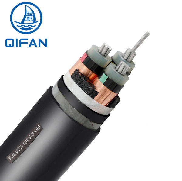 12/20 (24) Kv Copper/ Aluminum Conductor Three Core 3*240mm2 XLPE Insulated Cts Unarmored Cable