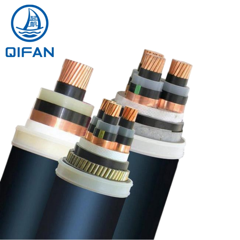 12.7/22kv Medium Voltage Three Core Copper/Aluminum Conductor 35mm2 50mm2 70mm2 Cu/XLPE/Cws/PVC Cable