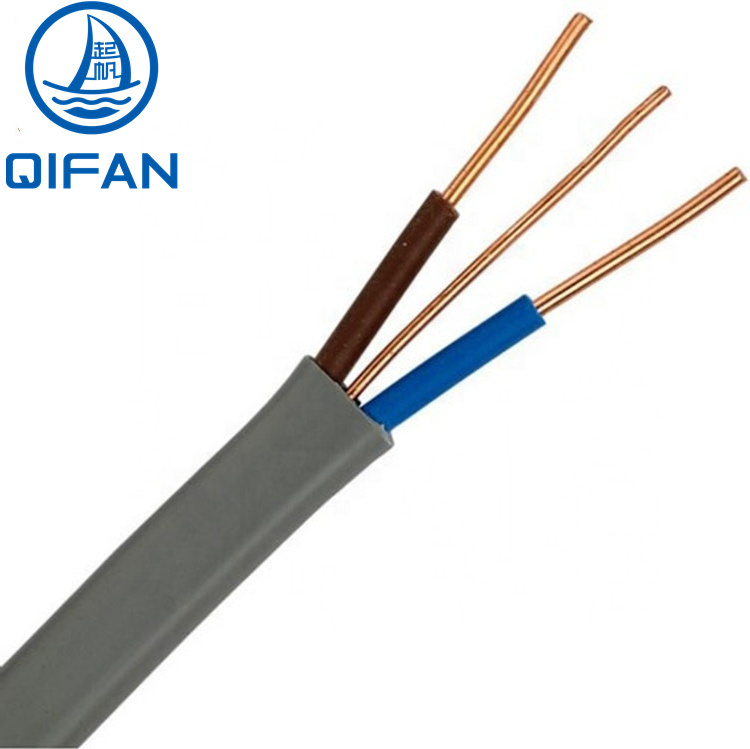 2.5mm2 4mm2 Flat Twin Cable Red and Black Copper Wire