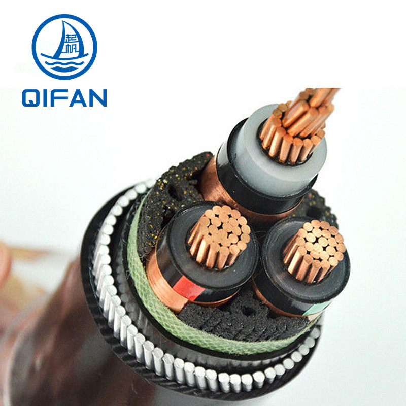 3.6/6kv Mv 3 Core 3c185mm2 XLPE Swa Galvanized Steel Wire Armoured Power Cable