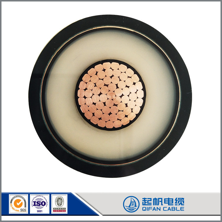 38/66kv Cu/XLPE/Cws/Lat/HDPE (PVC) 630mm2 Single-Core Hv Ehv High Voltage Cable