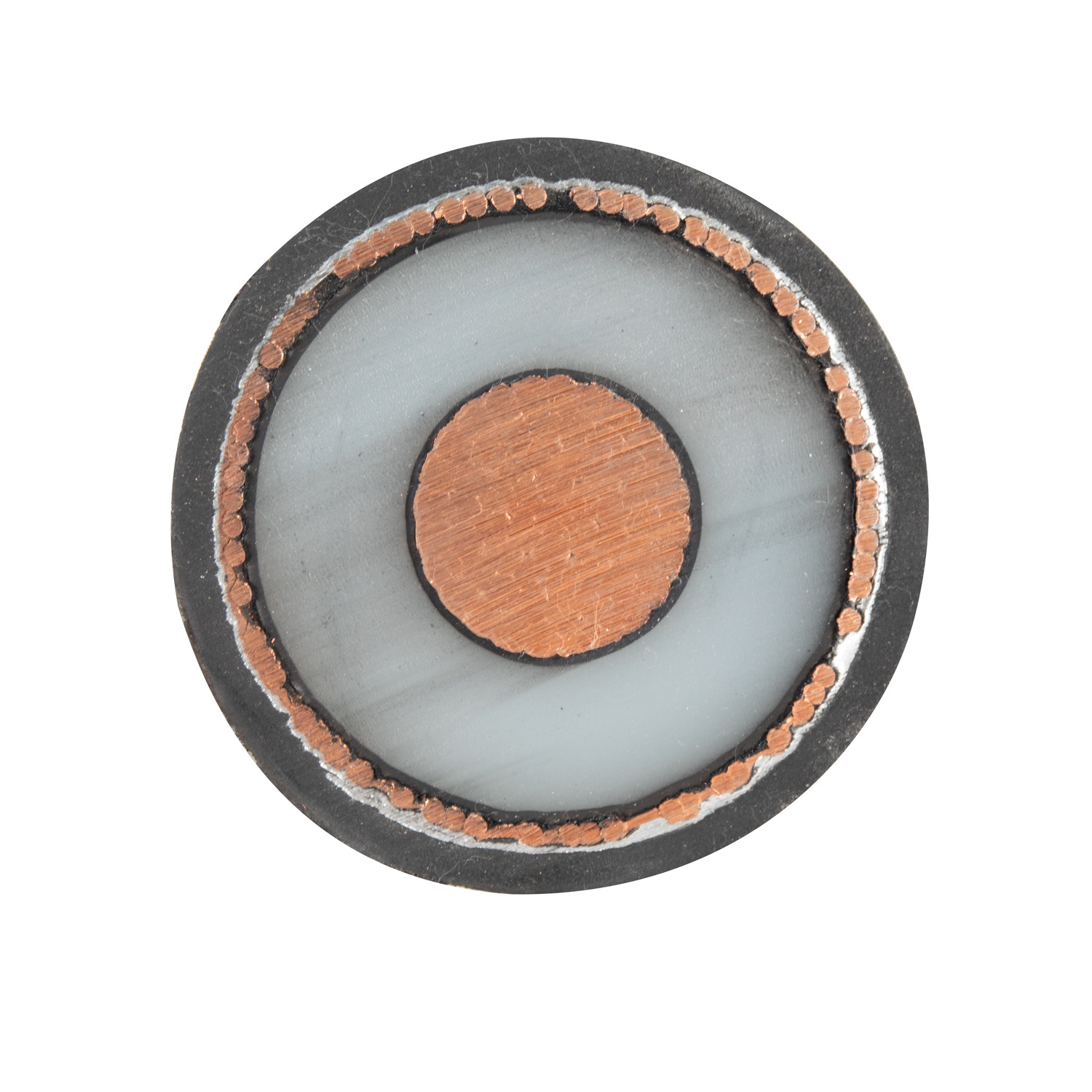 64/110kv 1600mm2 Cu/XLPE/CAS/HDPE (PVC) Single-Core Copper/Aluminum XLPE High Voltage Cable with Aluminium Corrugated Sheath