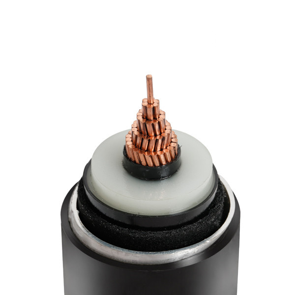 76/132kv 800mm2 Cu/XLPE/CAS/HDPE (PVC) Single-Core Copper/Aluminum XLPE High Voltage Cable with Aluminium Corrugated Sheath