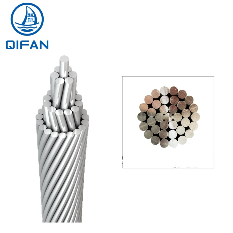 Bare All Aluminium Conductor AAC Iris 2 AWG Size for Overhead Line